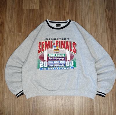 #ad #ad Vintage 2003 NCAA Division II Crewneck Sweatshirt North Dakota Fighting Sioux $39.99