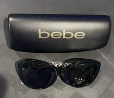 Bebe BB7133 La Lights Sunglasses Classic Vtg Cat Eye Shape. Frames Case Only