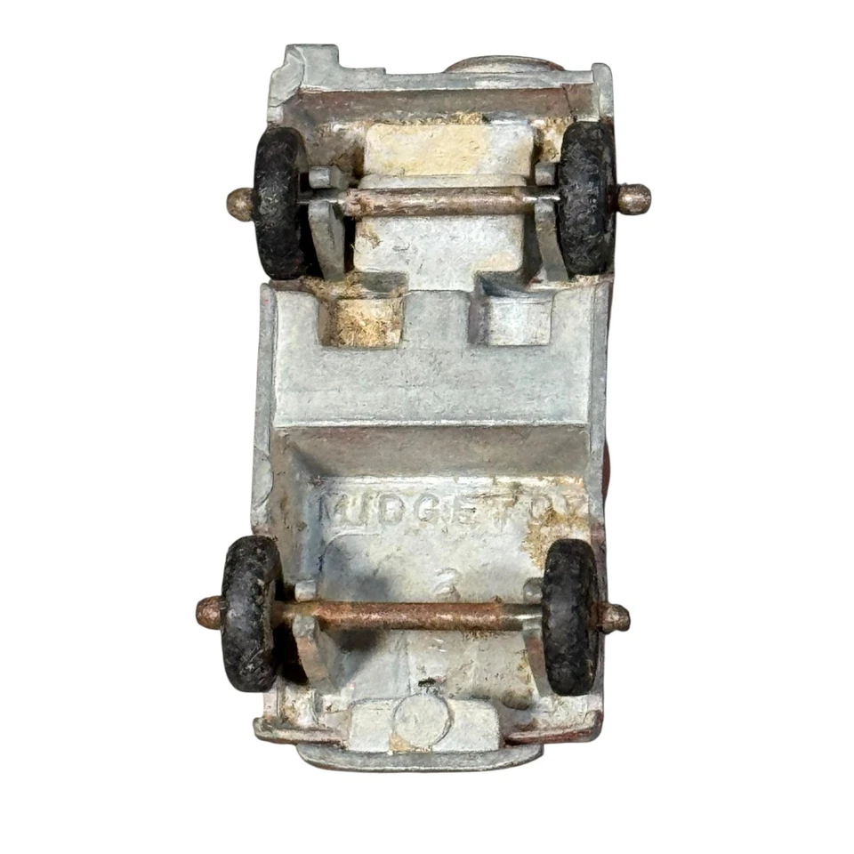 Lote de 6 coches de juguete diecast vintage Midgetoy Jeep Roadster Racer colores mezclados Foto 3 de 4