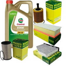 INSPEKTIONSKIT FILTER CASTROL 5L ÖL 5W30 für VW Passat Variant 3C5 2.0 TDI 16V