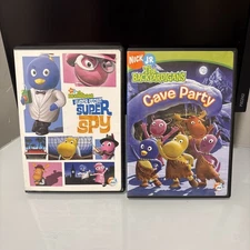 Nick Jr The Backyardigans DVD Lot Of 2 Superspies & Cave Party  