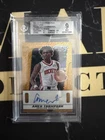 2024-25 Prizm Deca Amen Thompson Gold Shimmer AUTO Prizms FOTL Auto #4/10 BGS 9