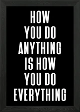 Anything To Everything Framed Wall Art Poster Canvas Print Picture
