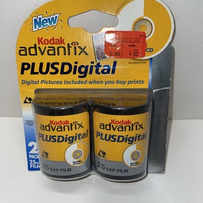 Kodak Advantix Plus Digital Film (2 Pack) x 25 Exposures 50 Total EXP 2/2006 New