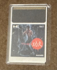 The Kung Fu China Warrior PC Engine 1987 Japan Import US Seller TESTED