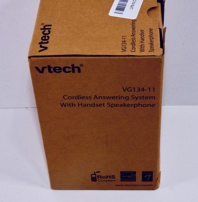 VTech VG134 Cordless Phone Answering System with Handset Speakerphone - Open Box