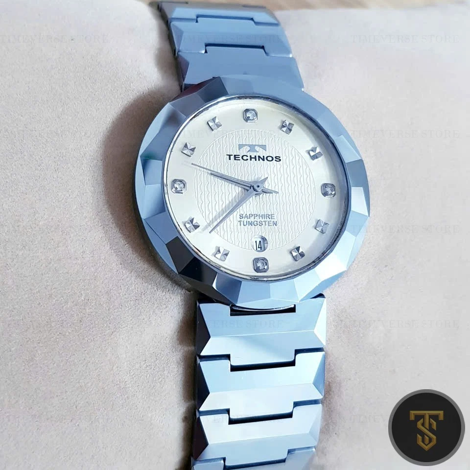 Reloj de cuarzo Technos para hombre - Cristal de zafiro, caja de tungsteno, analógico Foto 3 de 4