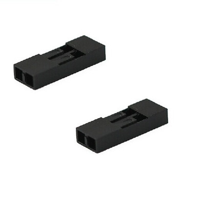 1000 Stck. 2,54 mm 2P Raster Dupont Starthilfekabel Kabel Gehäuse Buchse Pin Stecker