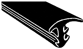 CRL WFSR100 Universal Windshield Filler Strip Black - Picture 2 of 3