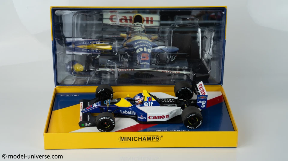 Minichamps 1:18 Williams Renault FW14B #5 Nigel Mansell F1 World Champion 199... - Image 4 of 4