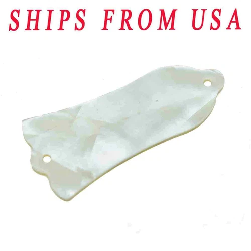 White Pearl Guitar Truss Rod Cover 2 Hole Fits Gibson Les Paul