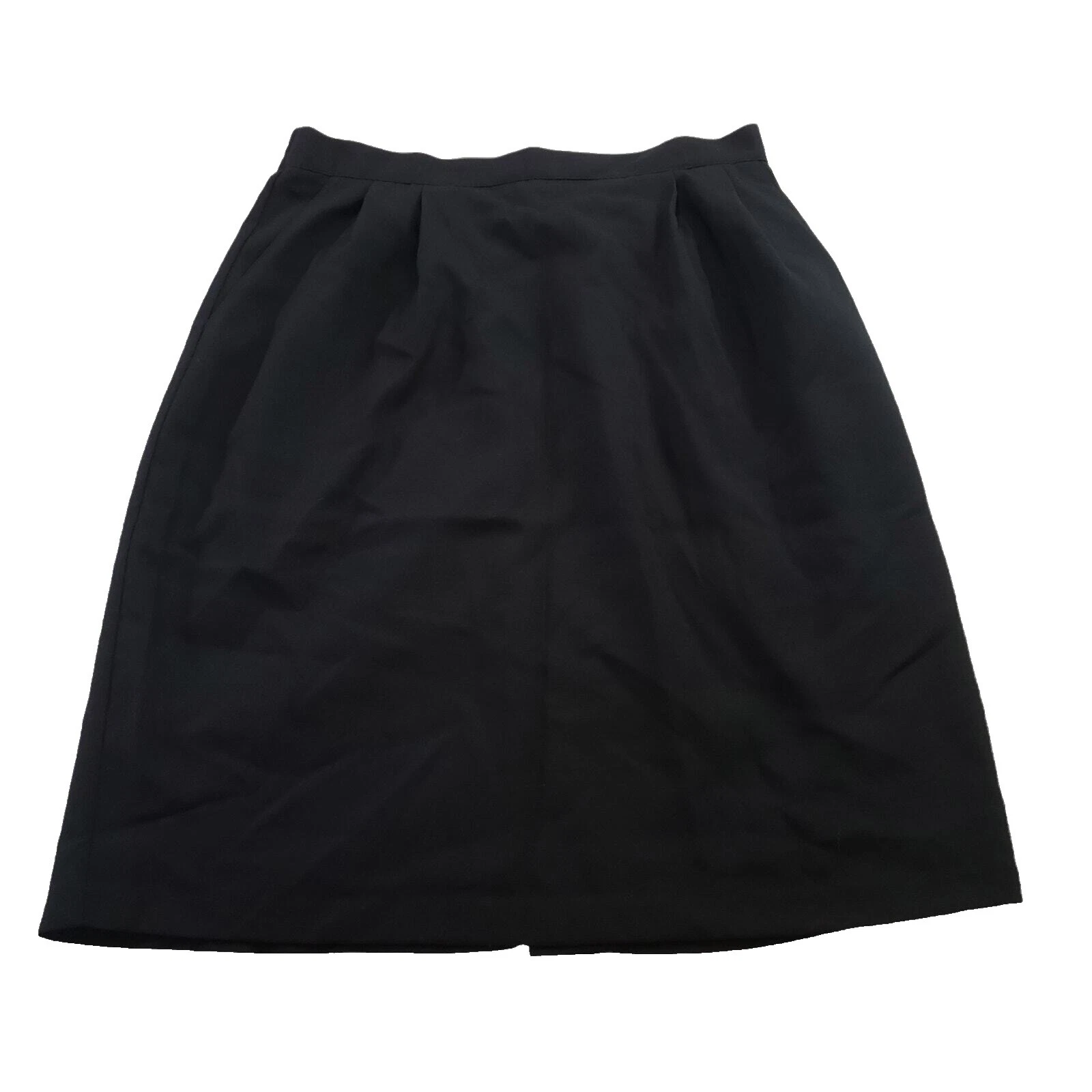 Polyester A-Line Solid Plus Size Skirts for Women