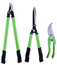 Tree Lopper Shears Secateur Hedge Pruning Cutting Plier Tool Set Home Garden 3pc
