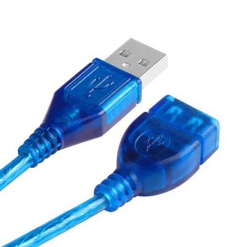 1Pc 1M USB 2.0 Male to Female USB Extend Extension Cable For PC Harddriver Blue - 第 9/10 張圖片