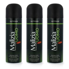 Malizia Uomo Vetyver Rasierschaum 3x 300 ml 