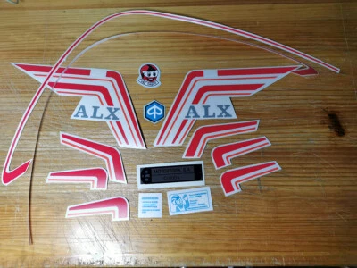 EGOVINYLS VESPINO Vespino ALX modelo blanco decal set vinyl adesivi autocollants ステッ