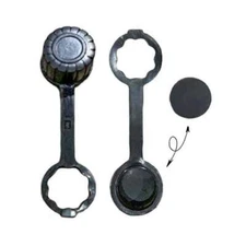 KP24 - 2 REAR VENT SCREW CAPS FOR REPLACEMENT GAS CAN - INCLUDES RUBBER GASKET