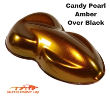 Candy Pearl Amber Over Black Basecoat Gallon Paint Kit + High Solids Clear