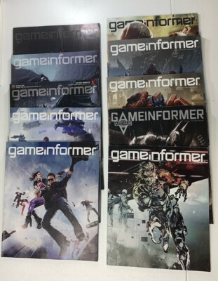 Lot of 10 Game Informer Video Game Magazines