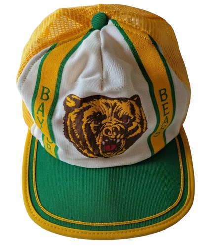 Vintage Baylor Bears Trucker Hat Mesh 