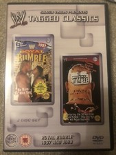 WWE Tagged Classics Royal Rumble 1997 & 1998 DVD (2 Disc Set) WWF RARE