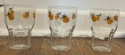 Set Of 3 Vintage Orange Fruit 🍊Juice Glasses Vintage Orange Juice Glasses — photo 7