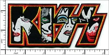 14 Pcs Embroidered Iron on patches Love KISS 12.7x5.7cm AP025Ki1