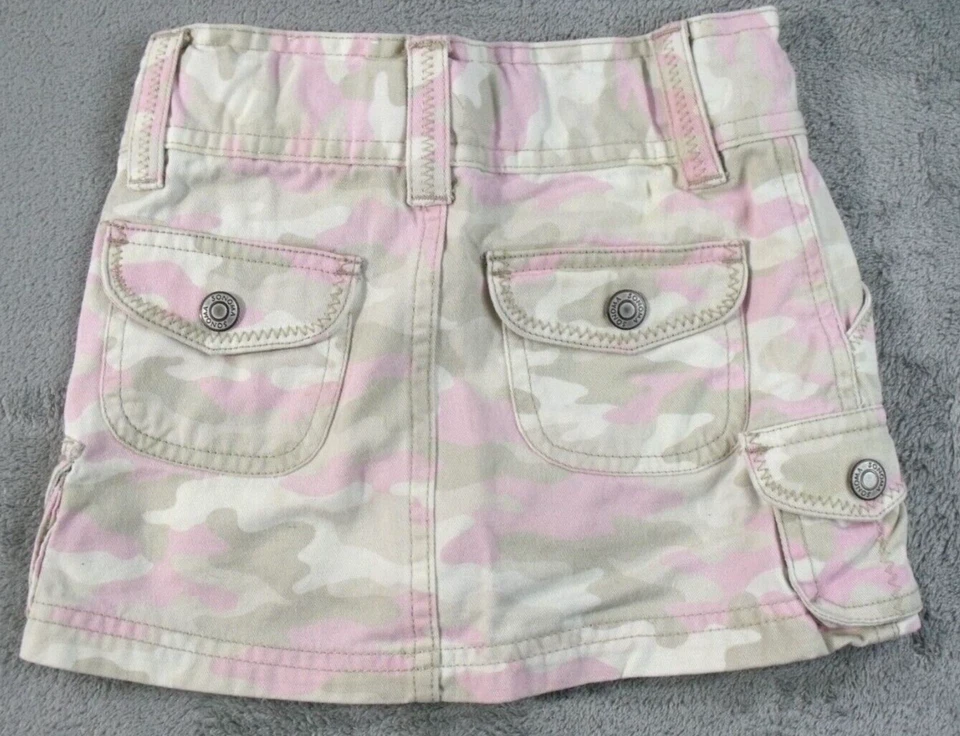 Pantalón Corto Camuflaje Sonoma Niñas Rosa Verde Talla 4 Foto 4 de 4