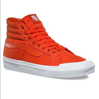 orange high top vans