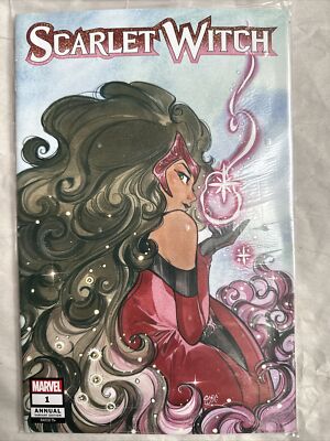 値下げ❗️Scarlet Witch Annual 1 桃桃子表紙 アメコミリーフ SDCC 2023 MARVEL SCARLET WITCH ANNUAL #1 NM PEACH MOMOKO EXCLUSIVE