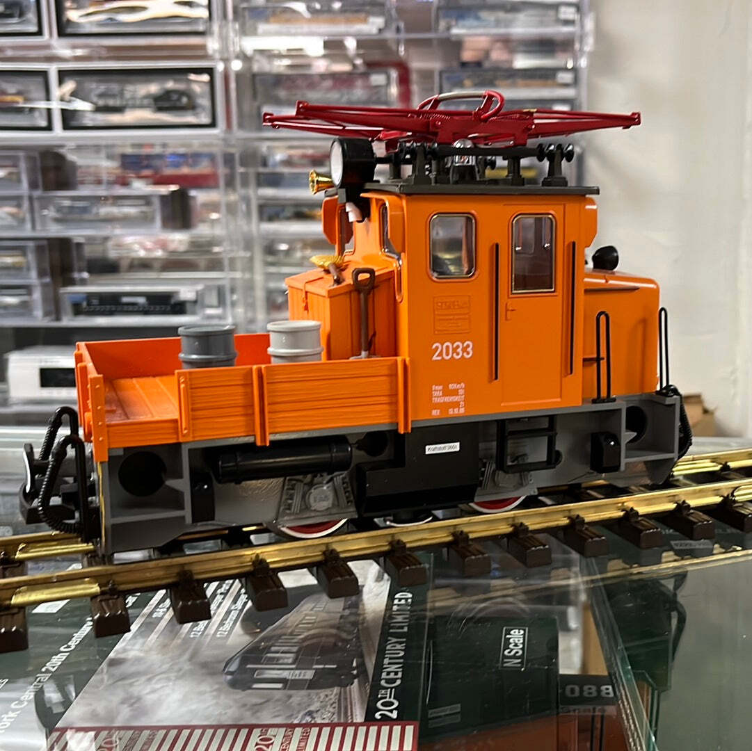 LGB 2033 G Gauge Gang Trolley Car Orange #2033 - USED | eBay