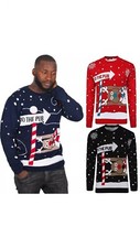 New Unisex  XMAS "To The Pub "Novelty  Christmas Jumper