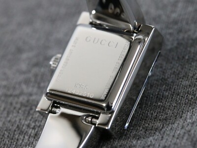 Gucci G Frame Diamond Bezel 128.5 Quartz Watch Ladies Mirror Dial