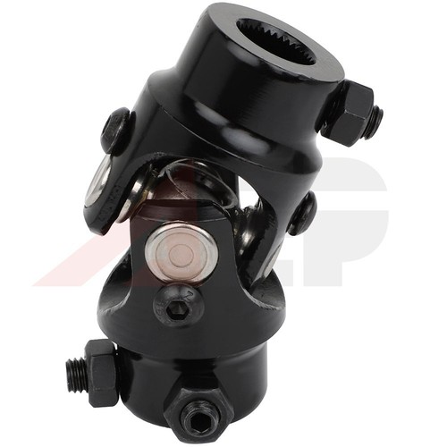 Single 5/8"-36 Spline X 3/4" Dd Black Steering Shaft Universal Joint Coupler - Picture 5 of 14