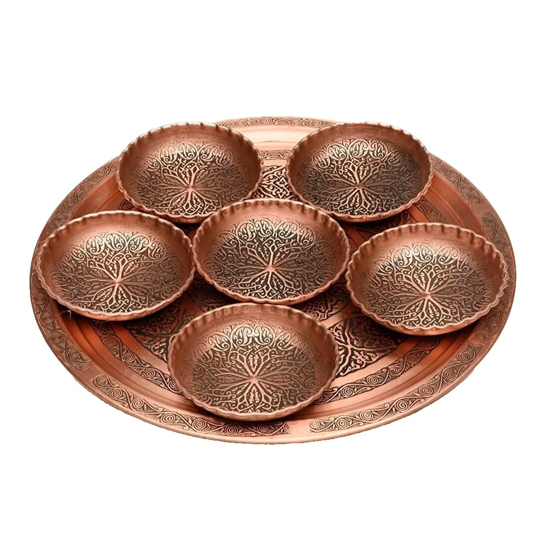 Recipiente de Cobre Set cuencos Vajilla