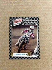 1991 AMA Steve Aseltine Buzco Trak-Pak Flat Track Motorcycle Racing Card