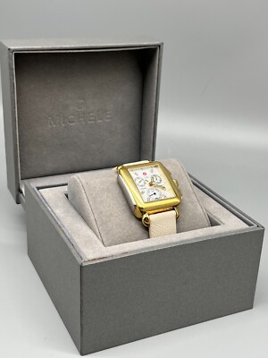 Michele Ladies Deco Diamond DIal Chronograph Watch  display picture 2