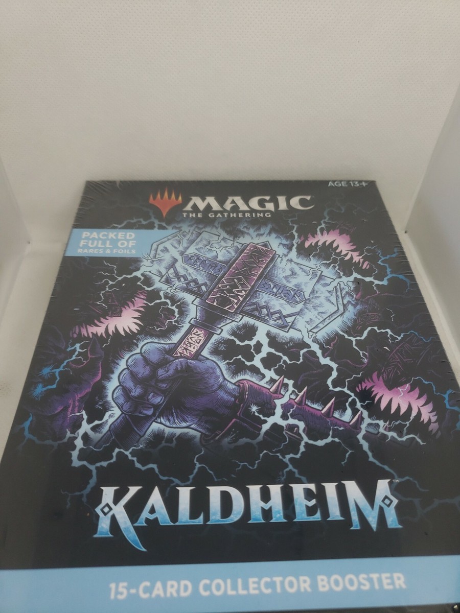 MAGIC THE GATHERING 15 CARD COLLECTOR BOOSTER KALDHEIM SEALED RARES & FOILS MAGIC THE GATHERING 15 CARD COLLECTOR BOOSTER KALDHEIM SEALED RARES & FOILS