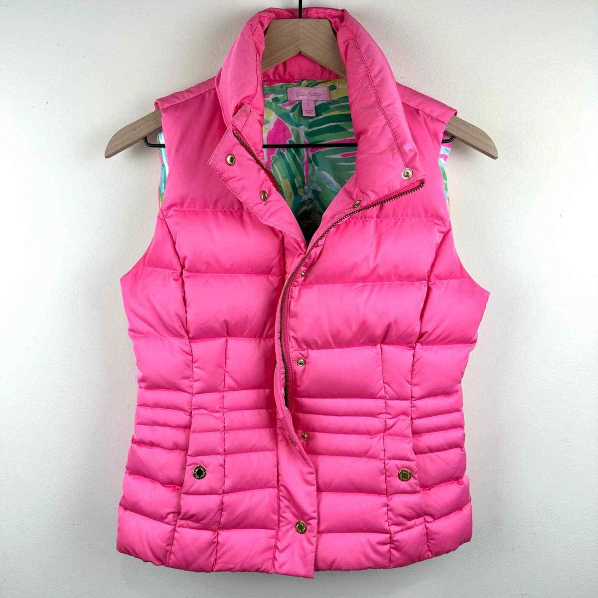 Lilly pulitzer puffer vest sale
