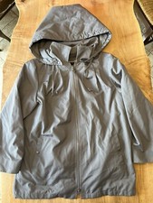 Vintage London Fog Youth Size L Large 14 Gray Zip Up Jacket With Removable Liner