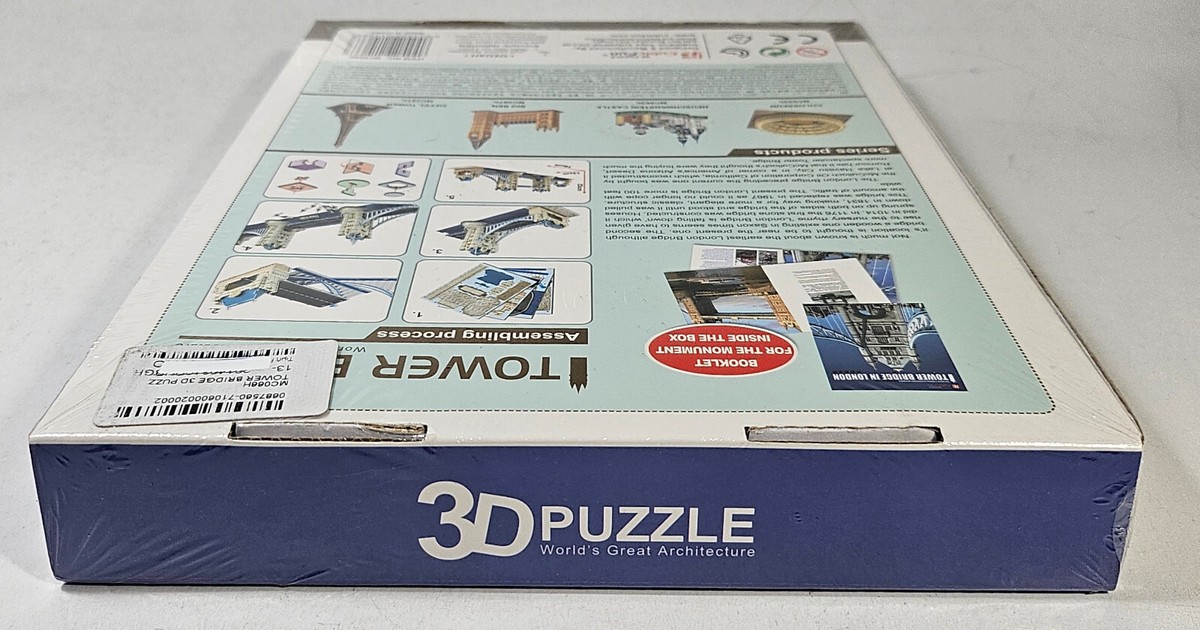 CUBICFUN 3D PUZZLE MC066H TOWER BRIDGE 120 Pcs 30