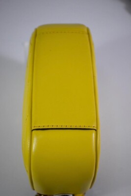 Tory Burch 60227 Kira Chevron Limone Leather Chain Camera