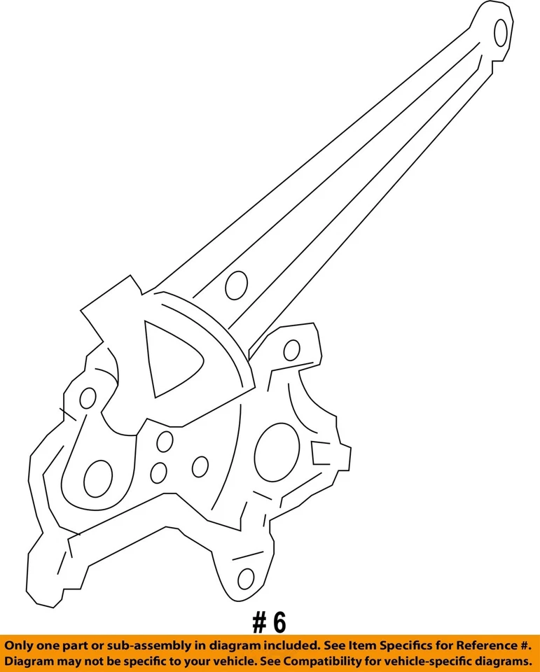 2020 2023 Toyota Camry OEM Passenger Right Rear Window Regulator Electric - Image 4 of 4