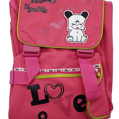 HELLO SPANK PINK EXTENDABLE SCHOOL BACKPACK