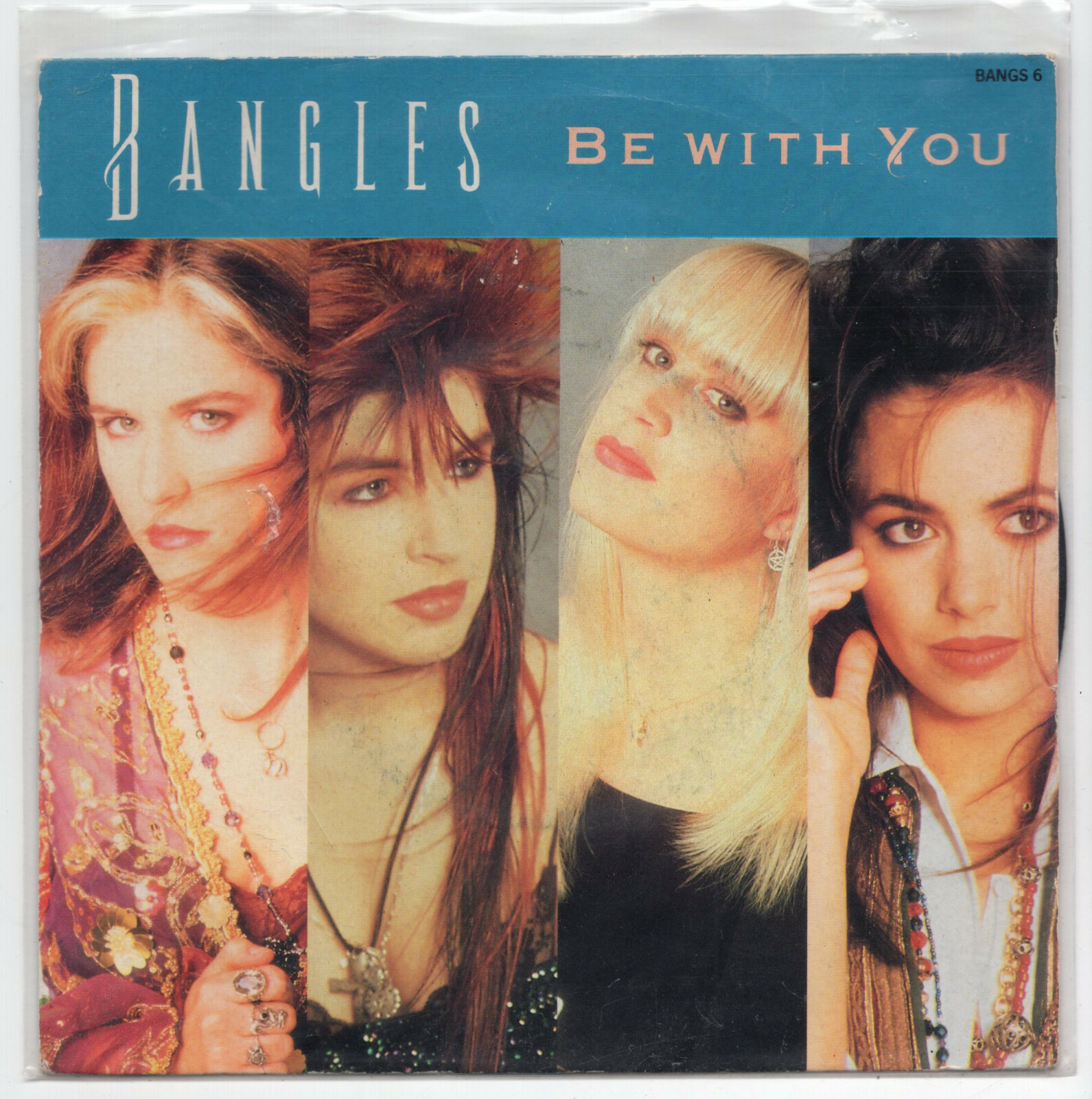 (V593) Bangles, Be With You - 1989 - 7 inch vinyl A1/B1