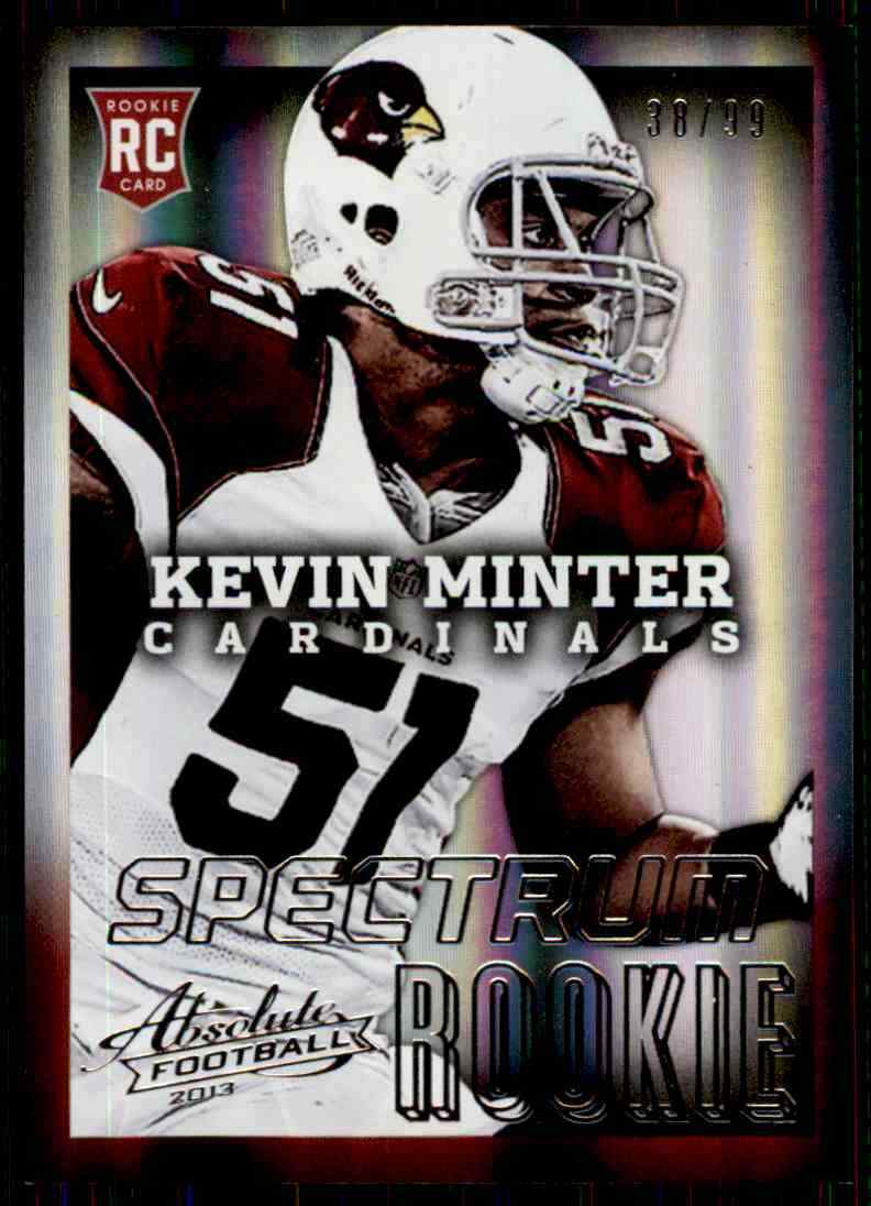 Cardinal Absolute 2013 Panini Absolute - Rookie Kevin Minter #154 Spectrum Silver /99 (RC ...