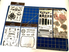 Choose One Recollections Brand Rubber Stamp-Holiday, Flourishes, Banners -NIP
