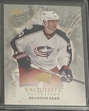Brandon Saad 2016-17 UD Exquisite Collection Hockey 102/149