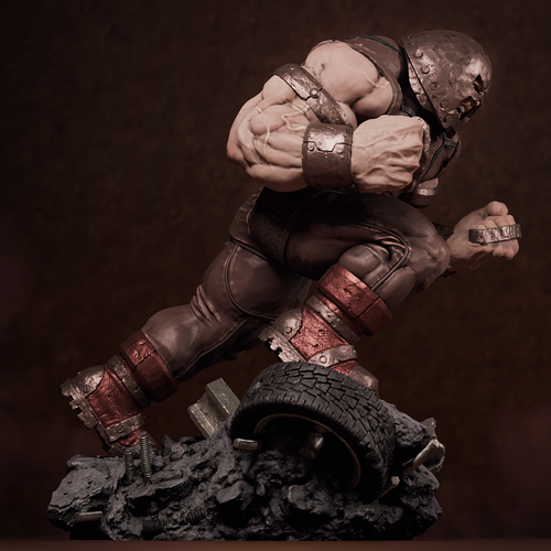 Juggernaut Sculpture (550mm)/3D Printed/Unpainted/Unassembled/CA3DArt - Picture 3 of 5