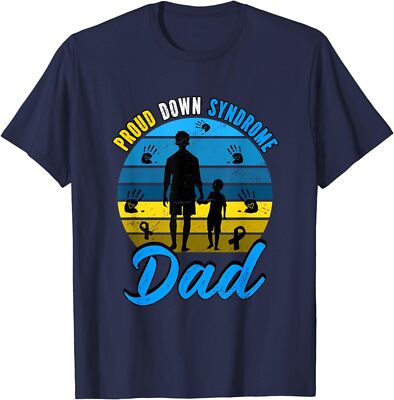 Proud Dad Of A Down Syndrome Warrior Trisomy Unisex T-Shirt